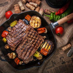 Чавунна сковорода-гриль БІОЛ