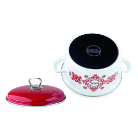 Enameled saucepan BIOL 2.2 l CE18V2