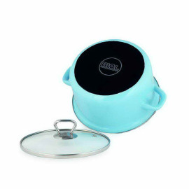 Enameled saucepan BIOL 5.6 l CE24B