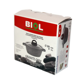 BIOL Granite Gray saucepan 3.6 l K406PC