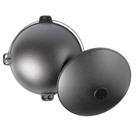 Tatar cast iron cauldron with a cast lid, with a bracket 6 l Cast iron Tatar cauldron BIOL 6 l 0906