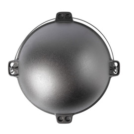 Tatar cast iron cauldron with a cast lid, with a bracket 12 l Cast iron Tatar cauldron BIOL 12 l 0912