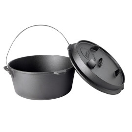 Cast iron tourist cauldron BIOL 12 l KC12