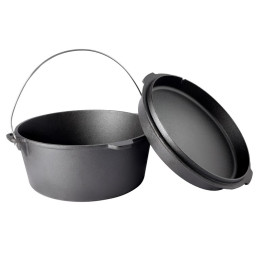 Cast iron tourist cauldron BIOL 12 l KC12