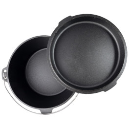 Cast iron tourist cauldron BIOL 12 l KC12