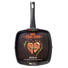 Grill pan BIOL Steak Menu 28x28 cm 28144P