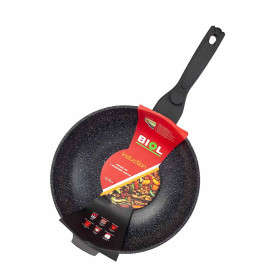 WOK pan with non-stick coating and induction bottom 28 cm Frying pan BIOL WOK 28 cm 28022P