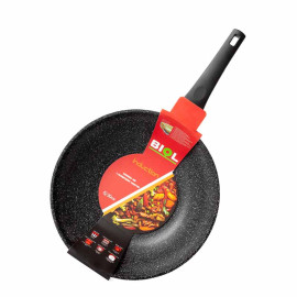 WOK pan with non-stick coating and induction bottom 30 cm Frying pan BIOL WOK 30 cm 3002P