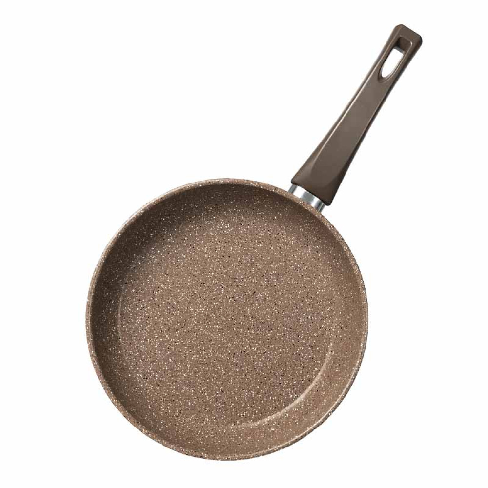 Frying pan with non-stick coating, Granite Brown 28 cm Frying pan BIOL Granite Brown 28 cm 2813P