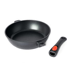 Frying pan with non-stick coating, removable handle, induction bottom, DeLux 26 cm Frying pan BIOL DeLux 26 cm 2617P