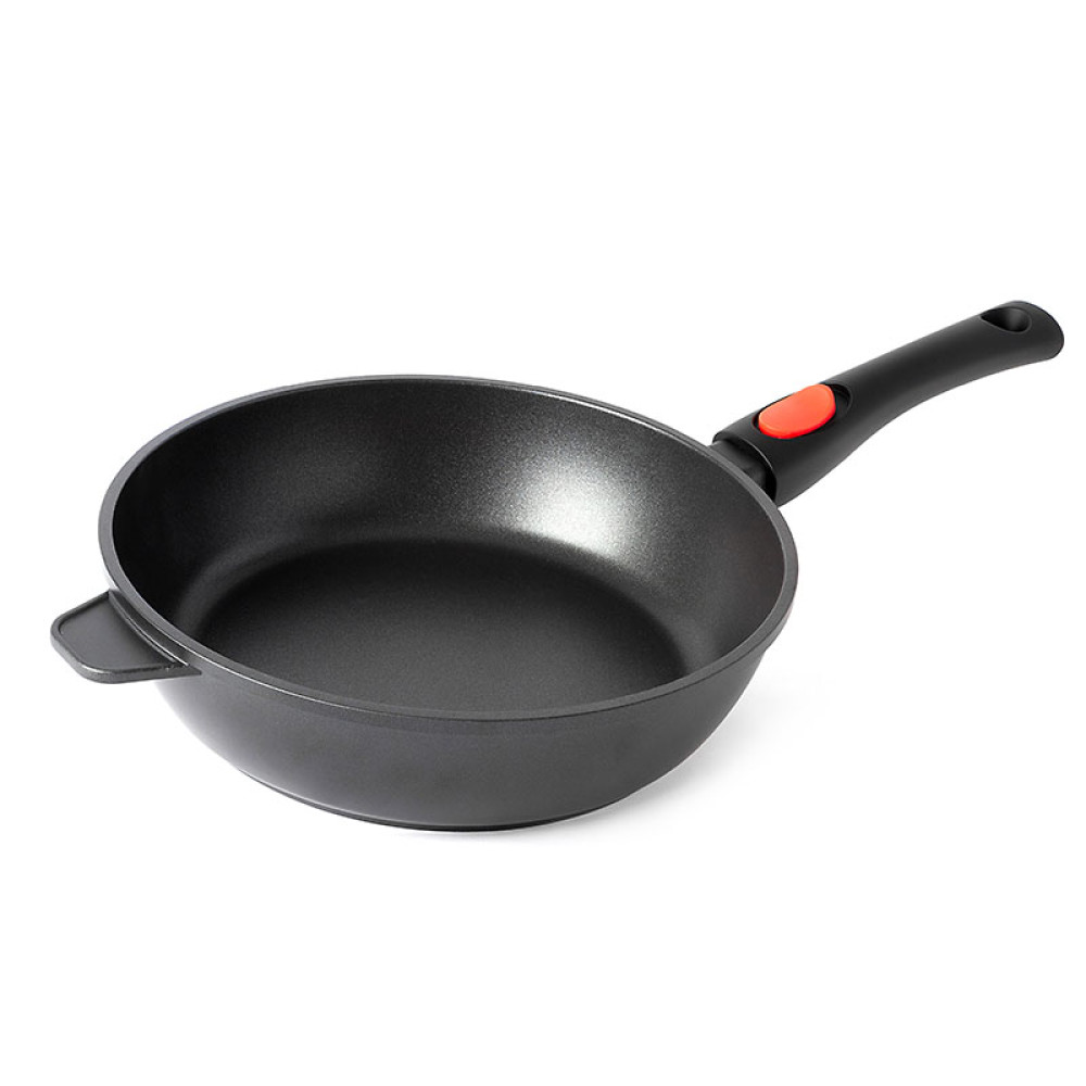 Frying pan with non-stick coating, removable handle, induction bottom, DeLux 28 cm Frying pan BIOL DeLux 28 cm 2817P