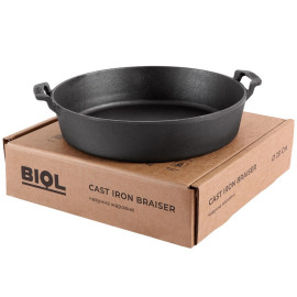 Жаровня чавунна BIOL 28 см 1728